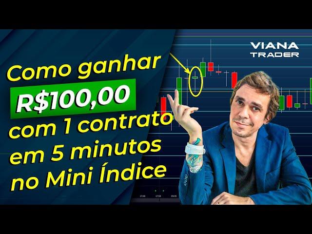 1 Contrato No Mini Índice Day Trade Com Pouca Grana - Scalp