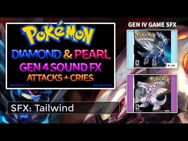 Pokemon SFX Gen 4: Diamond, Pearl, Platinum, HG, SS - Attack Sounds