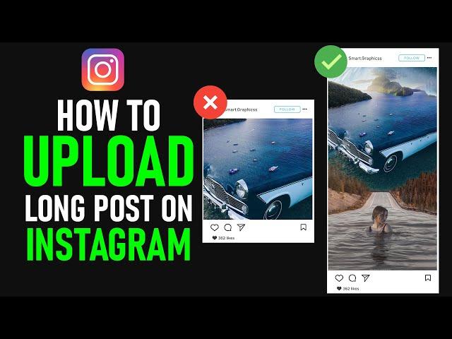 How Upload Instagram Long Post with PC and Smartphone #tutorial #longpost #instagram