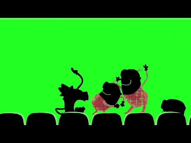 minions custom theater cinema green screen 3