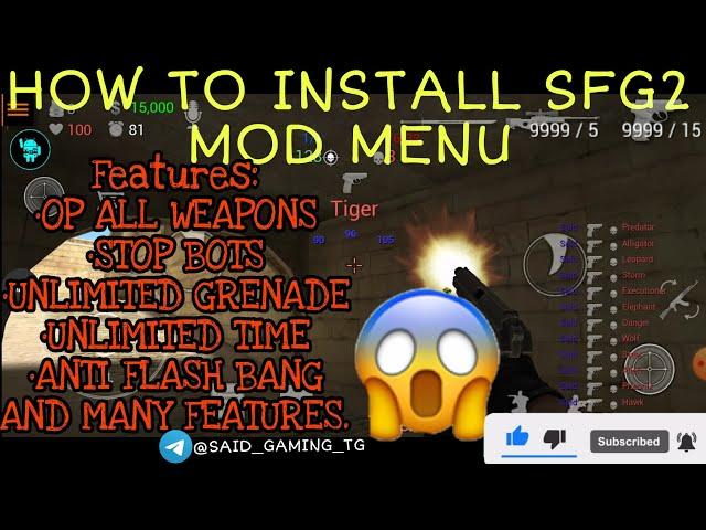 HOW TO INSTALL SPECIAL FORCES GROUP 2 MOD MENU | HOW TO DOWNLOAD SPECIAL FORCES GROUP 2 MOD MENU