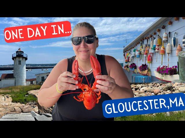 HOW TO SPEND ONE DAY IN GLOUCESTER, MA | BLUE COLLAR LOBSTER CO. HOLY COW ICE CREAM,WICKED TUNA BOAT