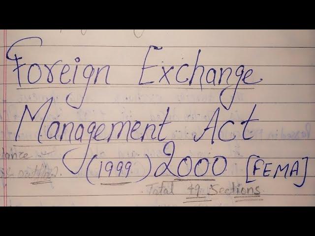 4.1 | Foreign exchange management act,1999 (FEMA) | Features and objectives of fema | fema vs. fera