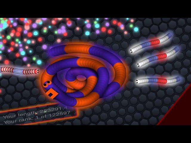 Playing with 300 free slither.io bots June 2016 | Slither.io