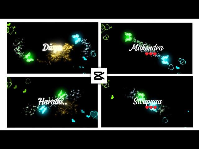 Mastering Name Art Video Editing in Butterfly Effect in Telugu Capcut | Nameart Capcut Video Editing