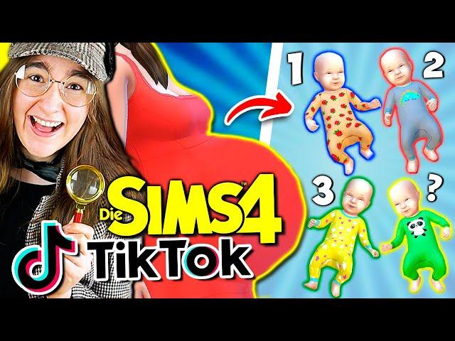 Sims 4 ABER TikTok entscheidet über ALLES! (Aussehen, Kinder, Haus, Leben...)  Nesmeralda