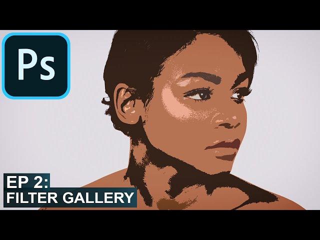 How to use the Filter Gallery in Adobe Photoshop (Explained Ep. 2)