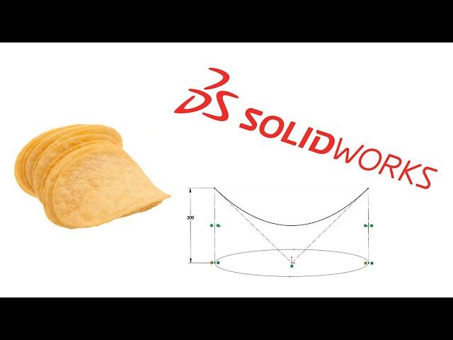 SOLIDWORKS™ Project Curve with a Pringle!