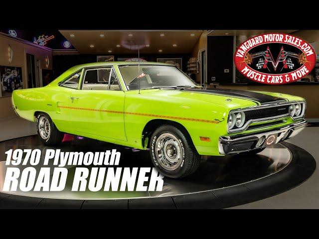 1970 Plymouth Road Runner For Sale Vanguard Motor Sales #2082