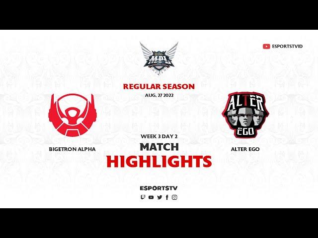 Bigetron Alpha vs Alter Ego HIGHLIGHTS MPL ID S10 | BTR vs AE ESPORTSTV