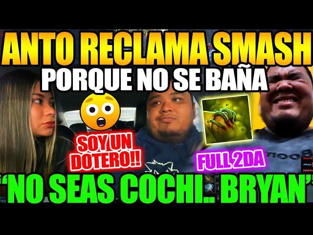 Bryan no seas Cochino!! ANTONELLA reclama a SMASH porque no quiere BAÑARSE despues de ir al GYM