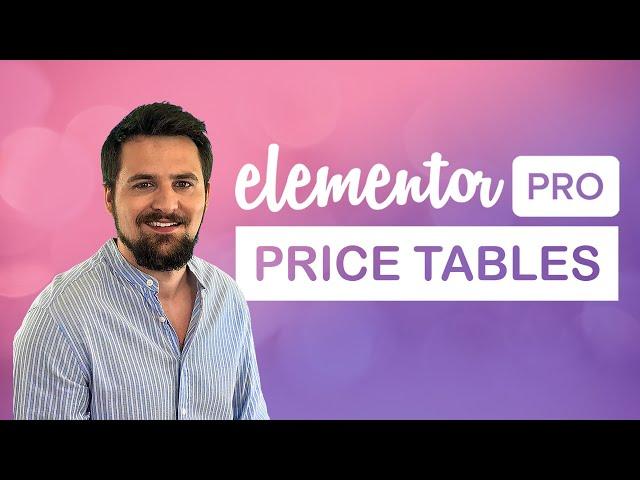 Elementor Pro Price Table Widget | Price Table for WordPress