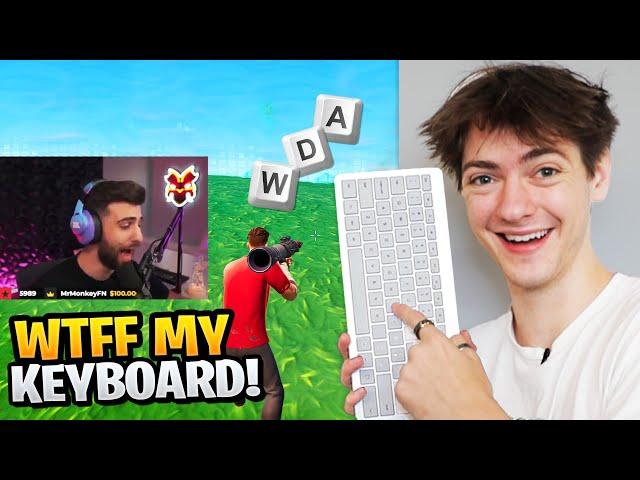 I Trolled SypherPK with a WIRELESS KEYBOARD!