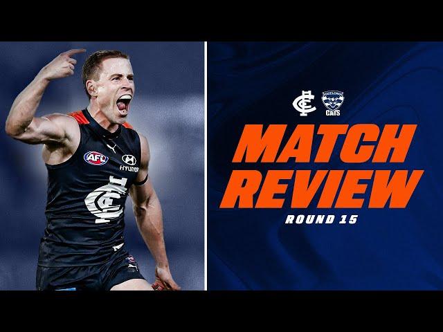 AFL Round 15, 2024 - Carlton V Geelong Cats - Match Review