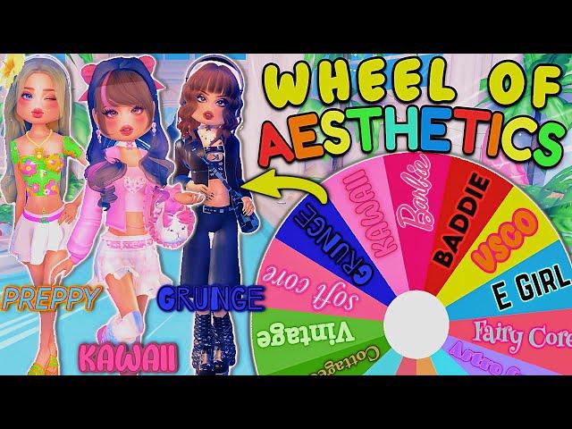 A WHEEL Decides My AESTHETIC For Every THEME In DRESS TO IMPRESS' Summer UPDATE! | ROBLOX