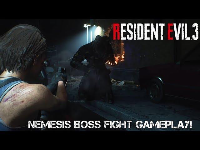 Resident Evil 3: Remake - Jill Valentine vs Nemesis Boss Fight Gameplay! [No Commentary]