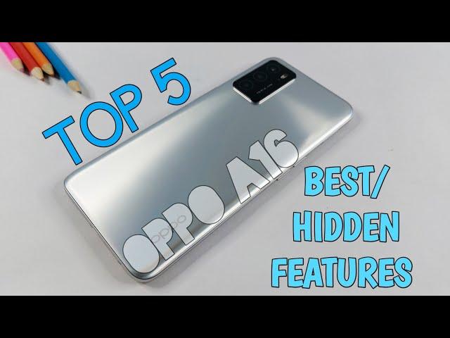 Oppo A16 Top 5 Best/Hidden Features | Top Tips & Tricks Oppo A16