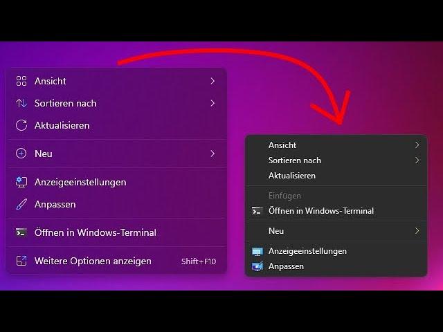 Altes Win10 Rechtsklick Fenster wiederherstellen in Win11 mit [Winaero Tweaker] (Kurzes Tutorial)_4K