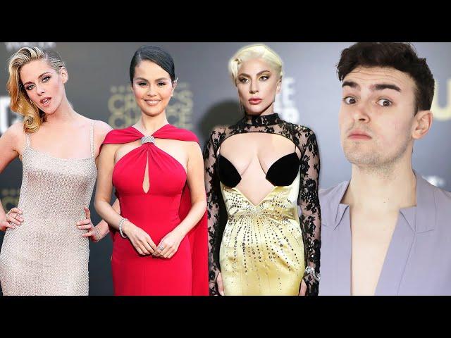 Critics Choice Awards 2022 Fashion Roast (WHY DID GUCCI DO THAT TO LADY GAGA?)