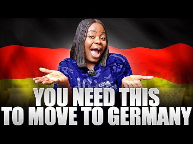 THE MOST IMPORTANT THING YOU NEED TO MOVE TO GERMANY IN 2024