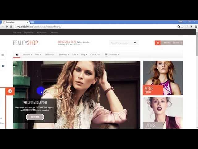 BeautyShop - WordPress WooCommerce theme Preview