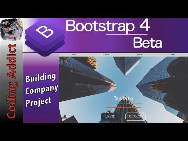 Bootstrap 4 Projects  - Builders Project Bootstrap 4 Beta