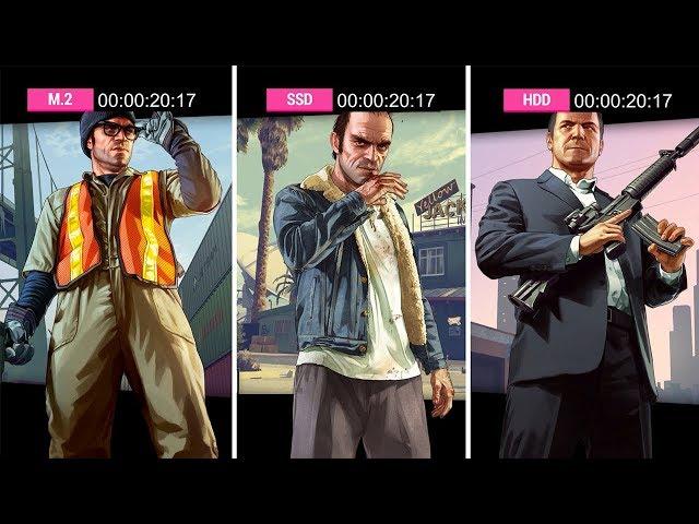 M.2 NVME vs SSD vs HDD: GTA 5 Loading Time Comparison (Story Mode and Online)