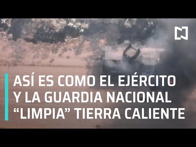 Ejército y Guardia Nacional se enfrentan al CJNG en Michoacán - En Punto