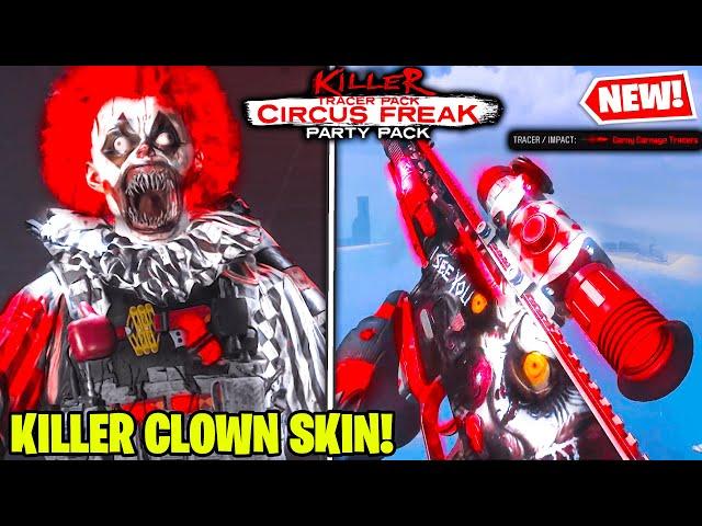 NEW KILLER Tracer Pack "CIRCUS FREAK PARTY PACK" Bundle is SCARY in WARZONE MW3  (Clown Skin)