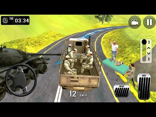 Troops Transport in Army Truck Driving Simulator - Android gameplay