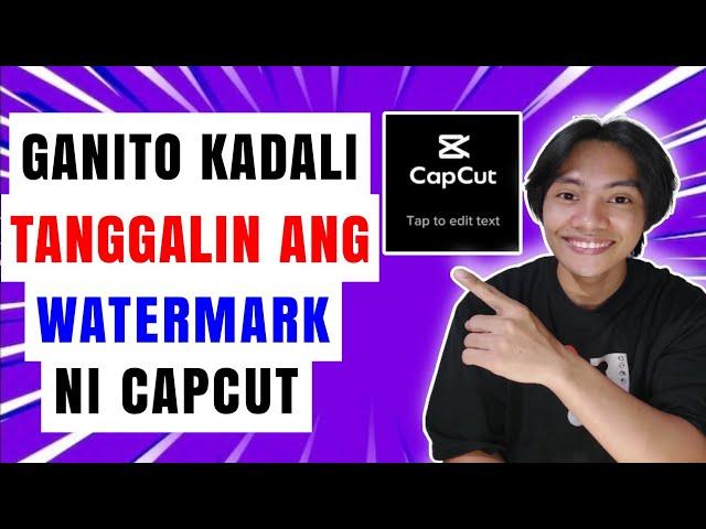 Paano tanggalin ang watermark ni capcut gamit ang cellphone full tutorial