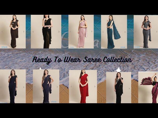 Ready To Wear Saree Collections || Myntra || One Minute saree #readytowearsaree #myntra #trending