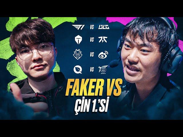 FAKER ÇİN ŞAMPİYONU KNIGHT'A KARŞI | WORLDS 2024 T1 vs BLG G2 vs WBG TES vs FNC FLY vs PSG