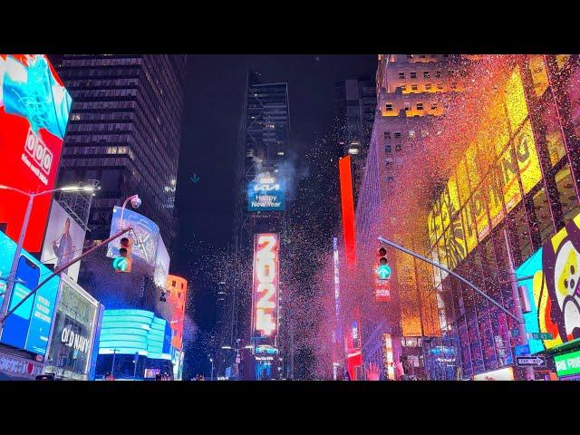 NYC Times Square New Years Eve 2024 Ball Drop Countdown Full