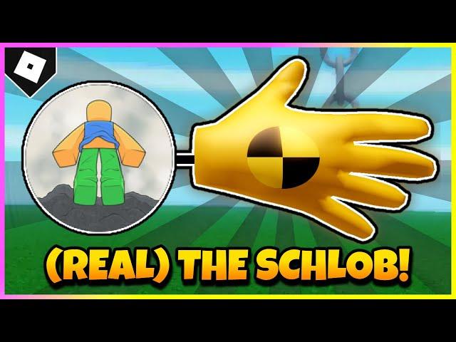How to ACTUALLY get THE SCHLOB GLOVE + "Leap of Faith" BADGE in SLAP BATTLES! [ROBLOX]