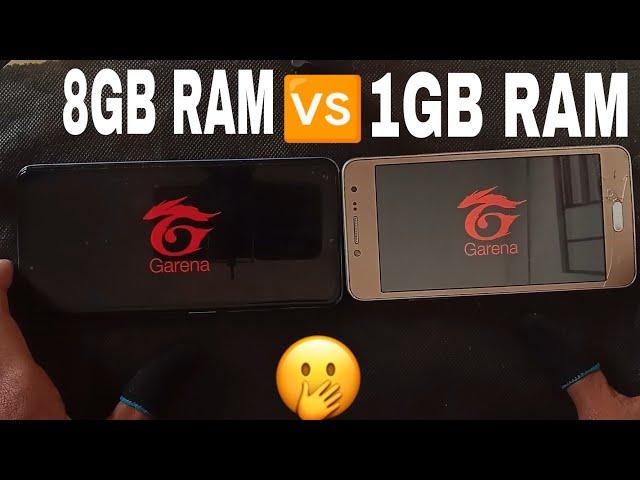 1Gb Ram VS 8Gb Ram  Free fire