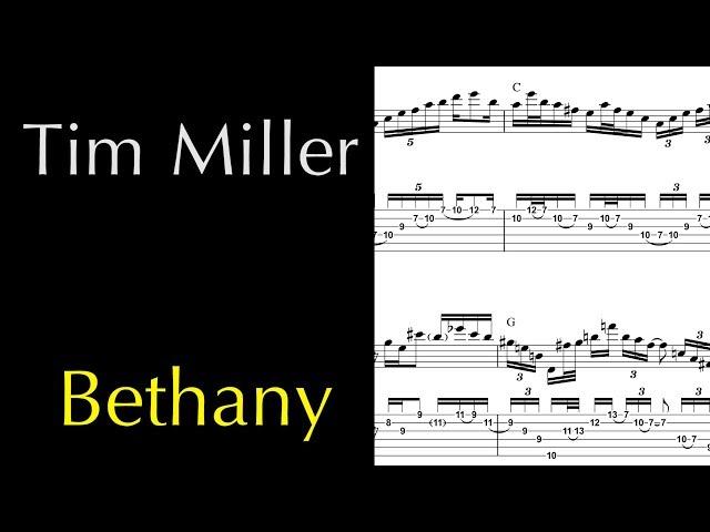 Tim Miller -  Bethany Guitar Solo (Janek Gwizdala)