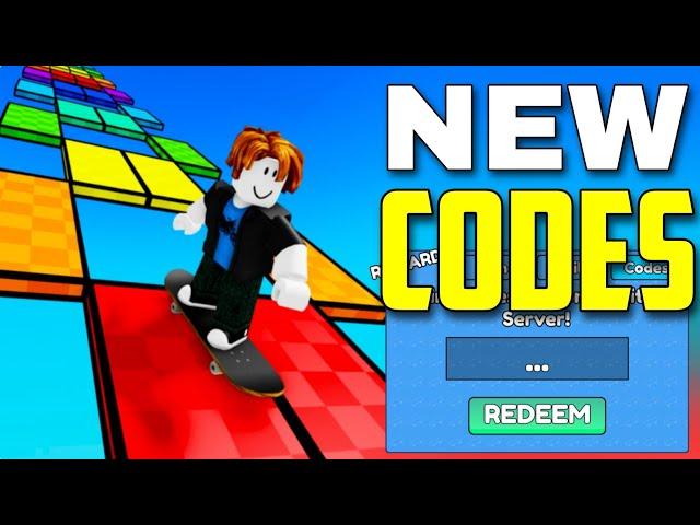 *NEW* ALL WORKING CODES FOR SKATEBOARD OBBY IN 2024! ROBLOX SKATEBOARD OBBY CODES