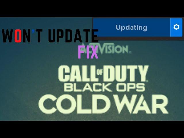 Easy Fix For Cold War Stuck at Updating Season Four