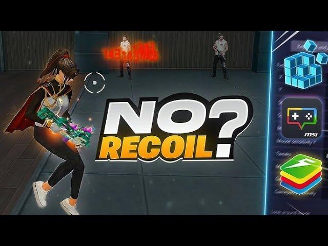 No Recoil + No Aim Shake Best Setting For Non Gaming Mouse Bluestack 5 | FreeFire No Recoil Setting