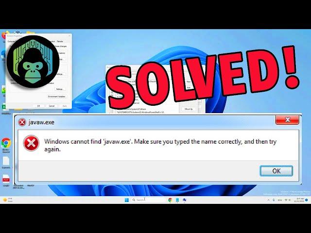 [SOLVED] How to fix Windows cannot find javaw.exe error