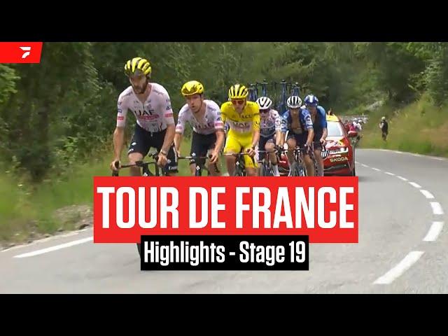 Tour de France 2024 Stage 19 Highlights