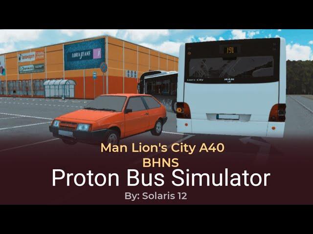 [PBSU] Man Lion's City A40 BHNS Map Ponaex City ligne 191