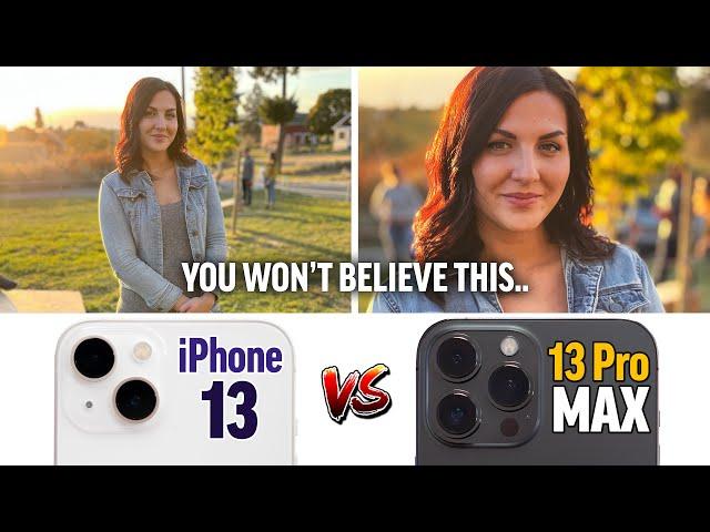 iPhone 13 vs 13 Pro Camera Test - SHOCKING DIFFERENCES!