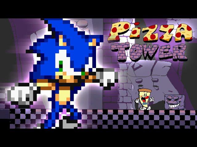 Advance Sonic in Pizza Tower ► Pizza Tower Mods