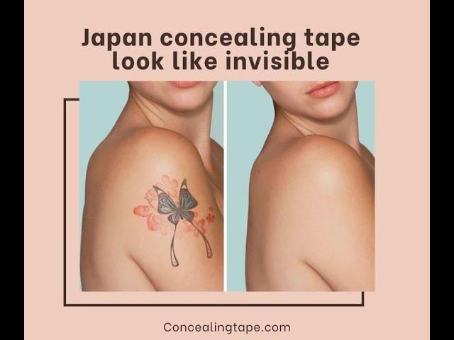 How To Cover Up A Tattoo With Tattoo Concealing Tape (Unbelievable)