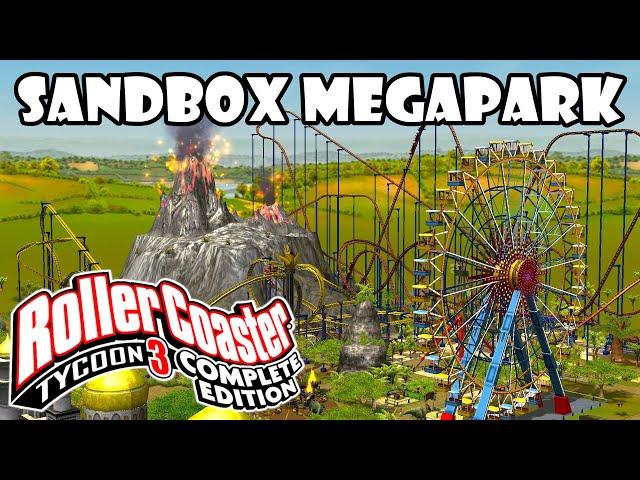 Sandbox MEGAPARK - Rollercoaster Tycoon 3