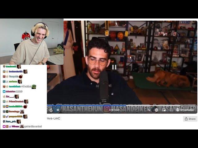 xQc Dies Laughing at Hasan getting Triggered by comment