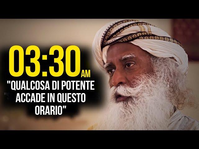 “Ecco perché ti svegli alle 3:30 del mattino" - Sadhguru condivide i segreti dello YOGIC