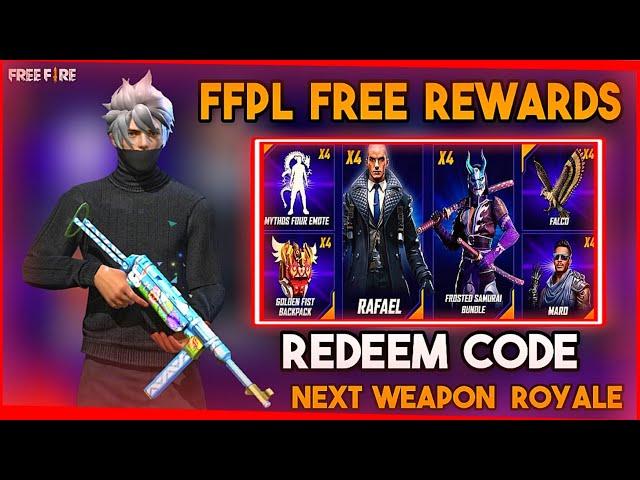 FFPL Free Rewards | FFPL Redeem Code | FFPL All Free Rewards | FFPL Season 3 Rewards | FFPL Rewards